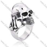 Stainless Steel Skull Ring - JR350118