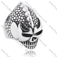 Stainless Steel Skull Ring - JR350124