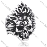 Stainless Steel Skull Ring - JR350131