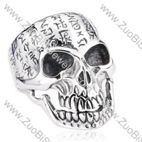 Stainless Steel Skull Ring - JR350163