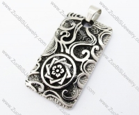 Stainless Steel Casting Pendant Dog Tag - JP370022