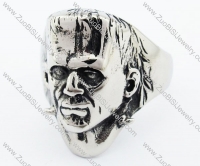 stainless steel norse ring for young man - JR370052