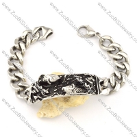 Stainless Steel Double Fishes Bracelet -b000735
