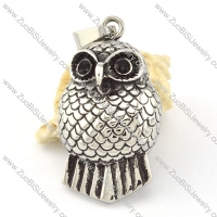 Stainless Steel Owl Pendant -p000630
