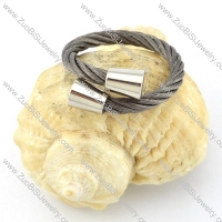 Stainless Steel Rope Ring -r000557