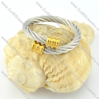 Stainless Steel Rope Ring -r000567