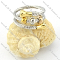 Stainless Steel Rope Ring -r000576