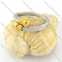 Stainless Steel Rope Ring -r000581