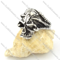316L Stainless Steel Skull Ring from China -r000594