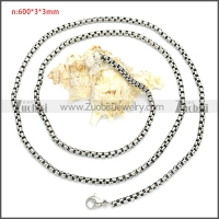 Stainless Steel Chain Neckalce n003083SHW3