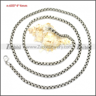 Stainless Steel Chain Neckalce n003083SHW4