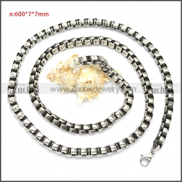 Stainless Steel Chain Neckalce n003083SHW7