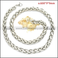Stainless Steel Chain Neckalce n003084SW9