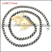 Stainless Steel Chain Neckalce n003088SHW5