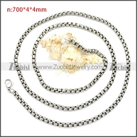 Stainless Steel Chain Neckalce n003089SHW4