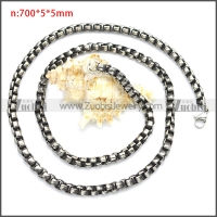 Stainless Steel Chain Neckalce n003089SHW5