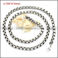 Stainless Steel Chain Neckalce n003089SHW6