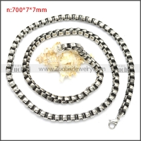 Stainless Steel Chain Neckalce n003089SHW7