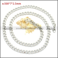 Stainless Steel Chain Neckalce n003090SW7