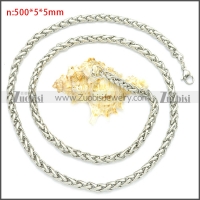 Stainless Steel Chain Neckalce n003094SW5
