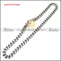 Stainless Steel Chain Neckalce n003144SA1