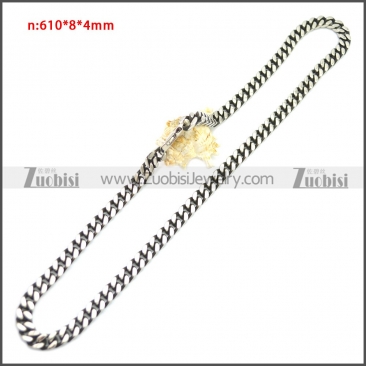 Stainless Steel Chain Neckalce n003144SA3
