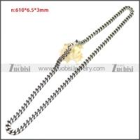 Stainless Steel Chain Neckalce n003144SA4
