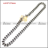 Stainless Steel Chain Neckalce n003148SA2