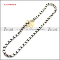 Stainless Steel Chain Neckalce n003150SA1